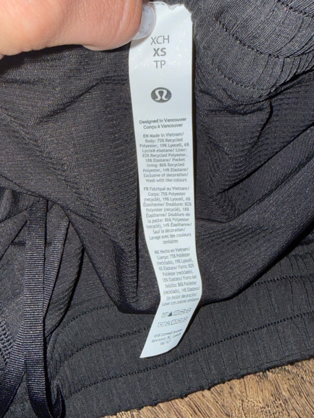 Lululemon Athletica Black Athletic Shorts NWT - Picture 9 of 9